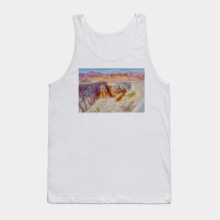 Navajo Bridges in Arizona Digital Art Photography Tank Top